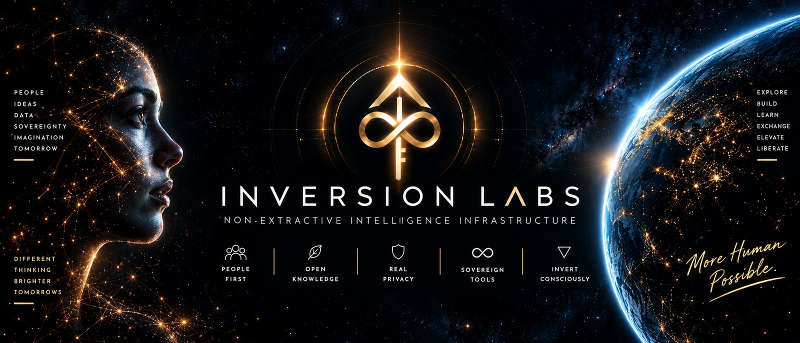 Inversion Labs — non-extractive intelligence infrastructure. More Human Possible.